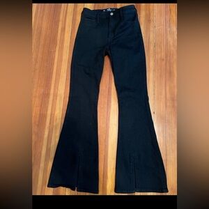 Black Hollister Flared jeans